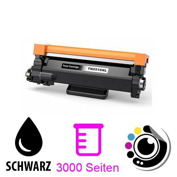 Kompatibel Toner Brother TN2510 XL Schwarz