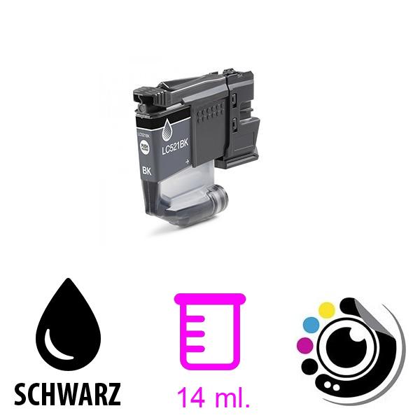 Compatible Patrone Brother LC-521 Shwarz