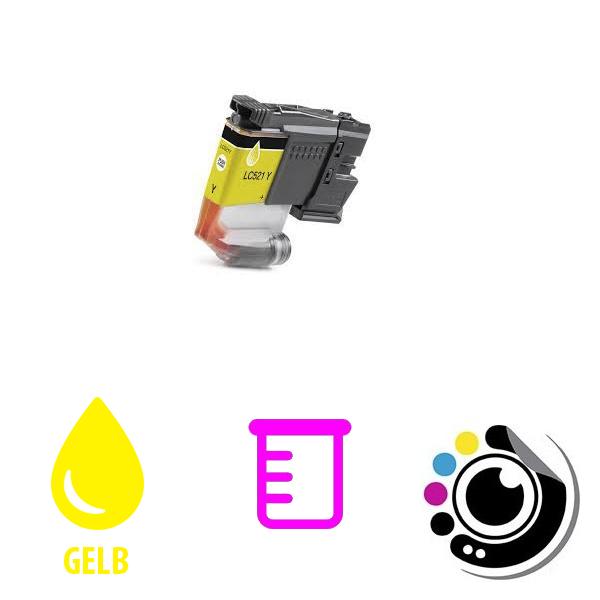 Compatible Patrone Brother LC-521 Gelb