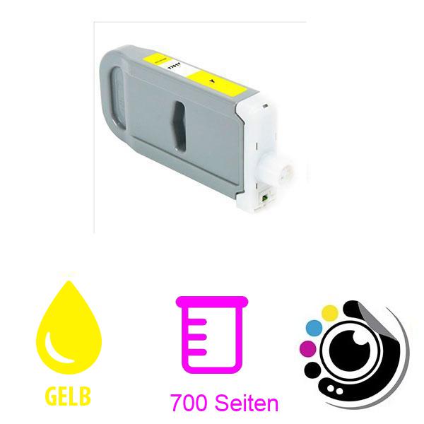 Kompatibel Druckerpatronen Canon PFI701 / PFI301 Gelb 0900B001