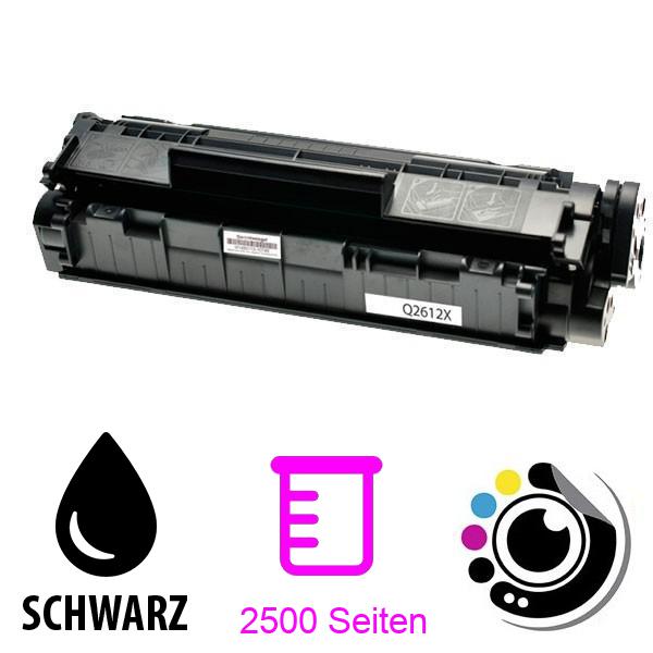 Kompatibler Toner HP Q2612X / 12X Schwarz