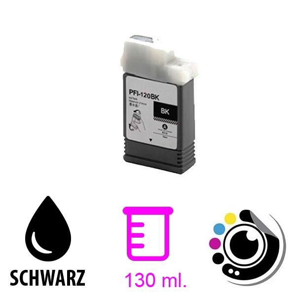 Kompatibel Patrone Canon PFI120 / PFI-120BK Schwarz2885C001