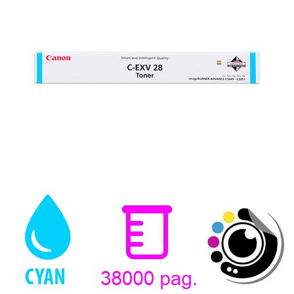 Original Canon Toner C-EXV28 Cyan 2793B002