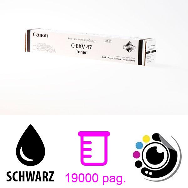 Original Canon Toner C-EXV47 Schwarz 8516B002