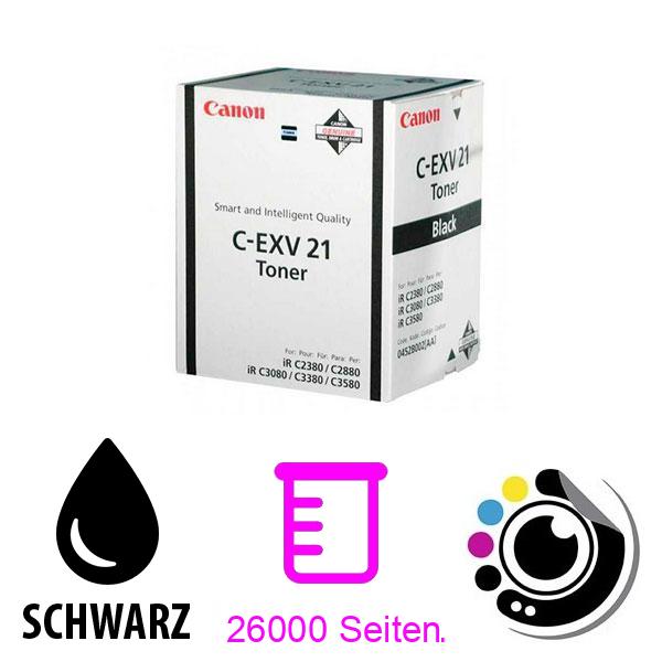 Original Canon Toner C-EXV21 Schwarz 0452B002