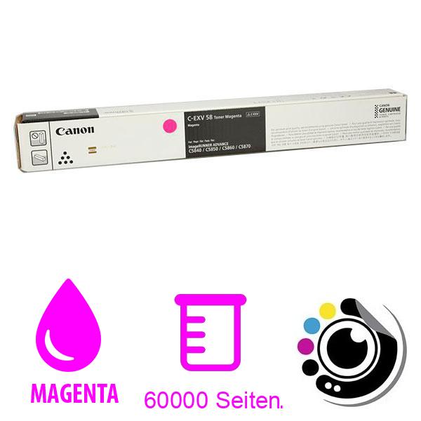 Original Canon Toner C-EXV58 Magenta