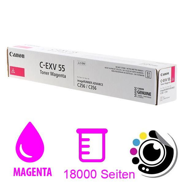 Original Canon Toner C-EXV 55 Magenta 2184C002