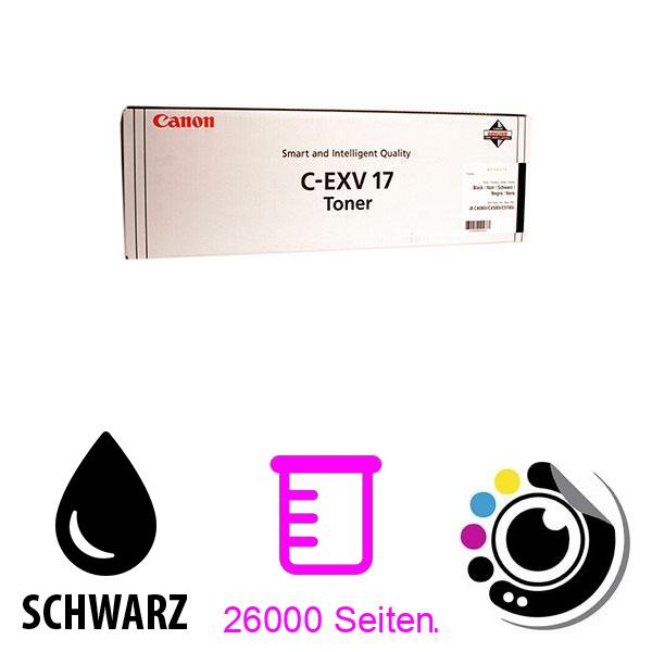 Original Canon Toner C-EXV17 Schwarz 0262B002