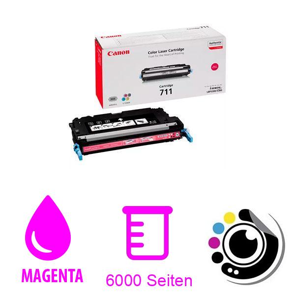 Original Canon Toner 711 Magenta 1658B002AA