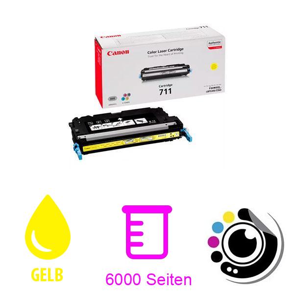 Original Canon Toner 711 Gelb 1657B002AA