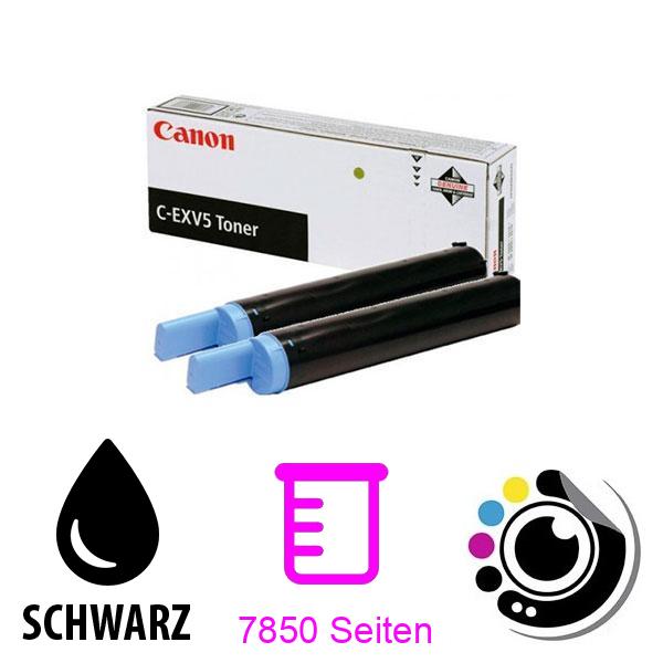 Original Toner x2 Canon C-EXV5 Schwarz 6836A002AA