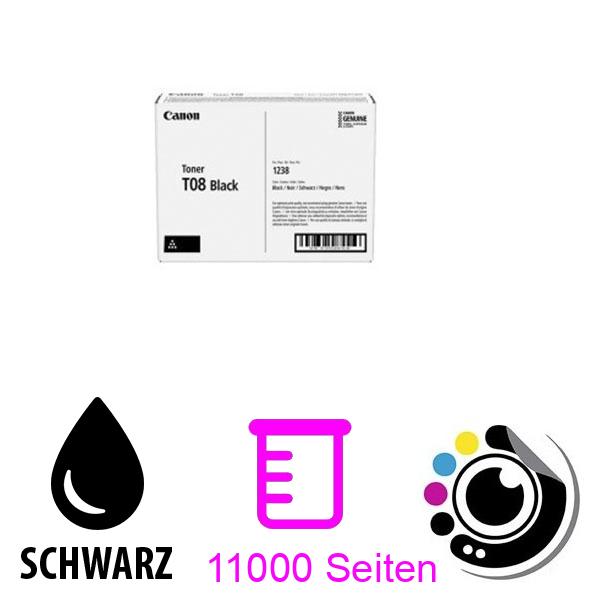 Original Toner canon T08 Schawarz 1238