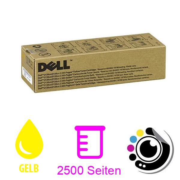 Original Toner Dell 2130/2135cn Gelb