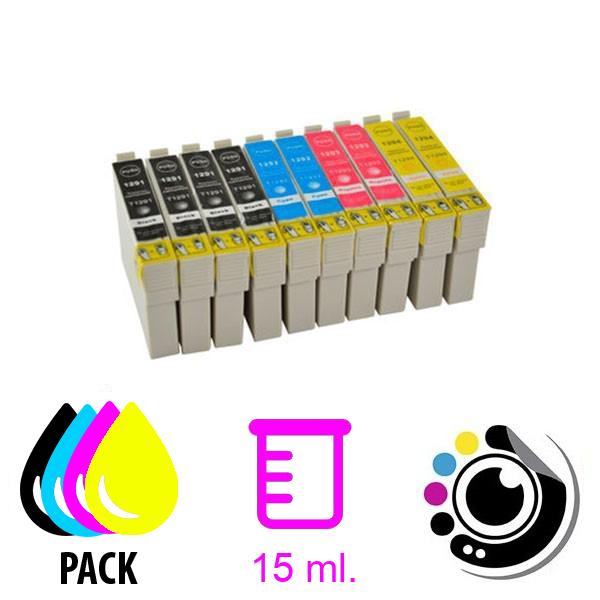 Kompatibel Kombi- Pack 10 x Tinte Epson T1291/2/3/4