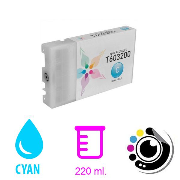Kompatibel Druckerpatronen Epson T6032 Cyan C13T603200