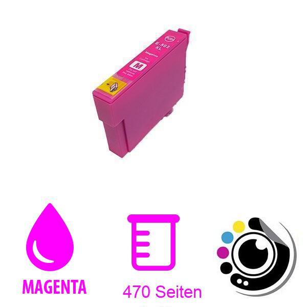 Kompatible Tintenpatrone Epson 502XL / 502 Magenta – C13T02W34010 / C13T02V34010 (T02W3 / T02V3)