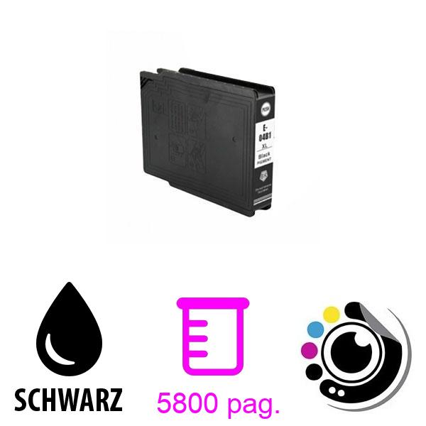 Kompatibel Patrone Epson T04B1 / C13T04B140 Schwarz