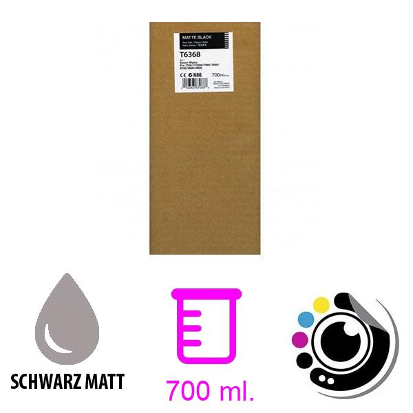 Original Patrone Epson T6368 Matt-Schwarz C13T636800