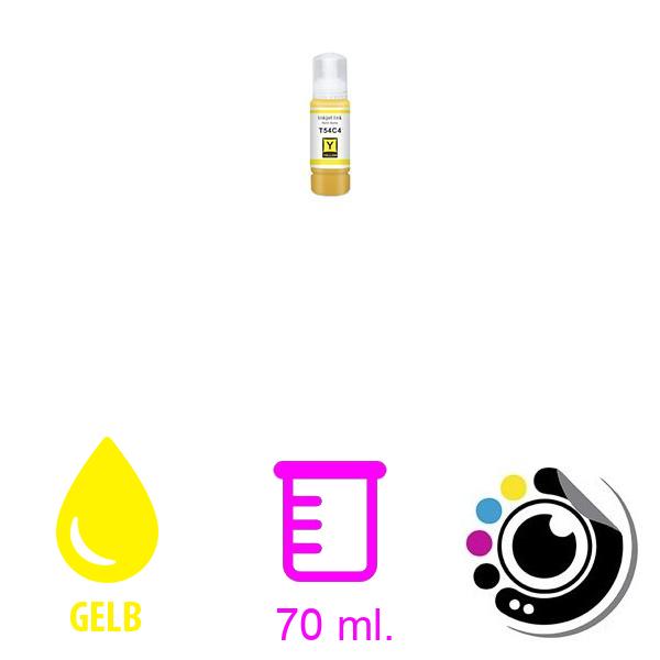 Kompatibel Flasche de Tinte epson t54c Gelb