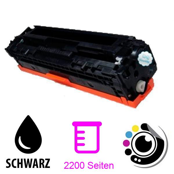 Kompatible Tonerkartusche HP CB540A/CE320A/CF210X/CF210A Schwarz 125A/128A/131X/131A