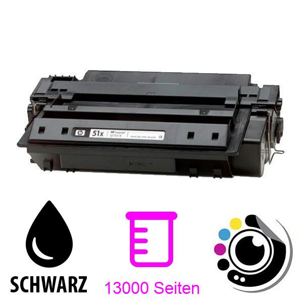 Tonermodul Schwarz Kompatibel HP Q7551X