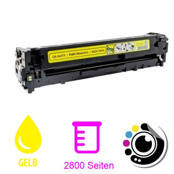 Kompatiblel Toner HP CC532A / CE412A / CF382A Gelb / /Canon 718
