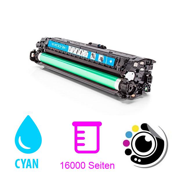 Kompatibler Toner HP CE341A / 651A Cyan