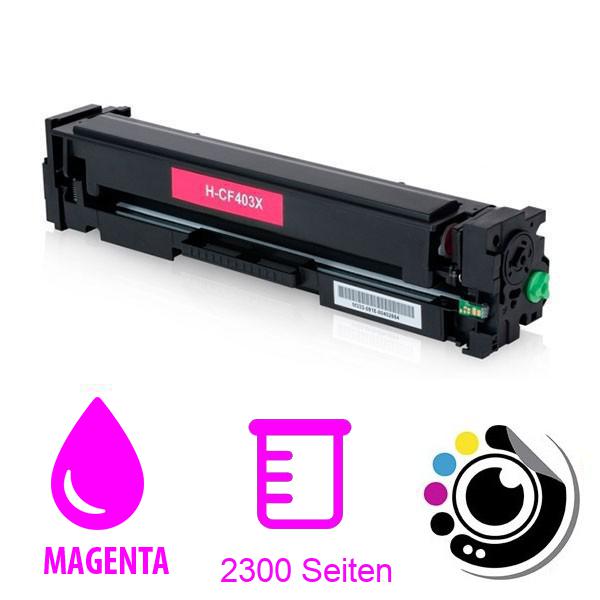 Kompatibler Toner HP CF403X / CF403A Magenta 201X / 201A