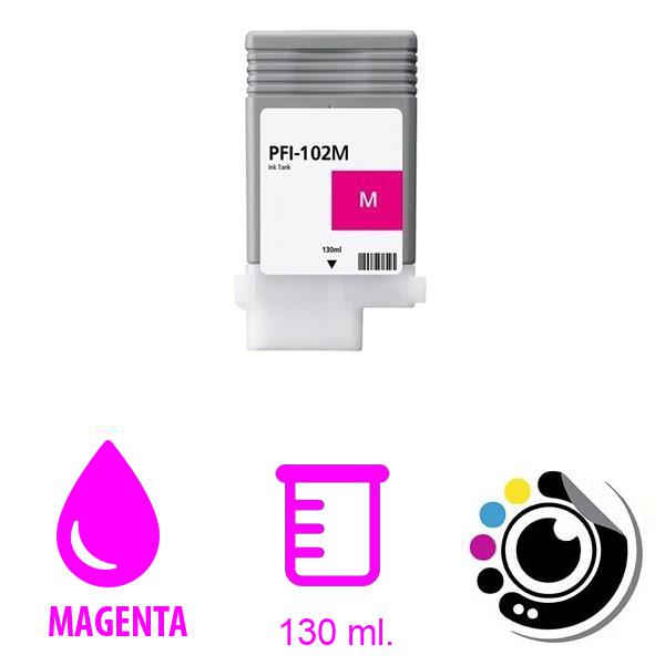 Kompatibel Druckerpatronen Canon PFI-102M Magenta 0897B001