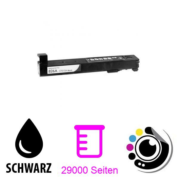 Kompatibler Toner HP CF310A / 826A Schwarz M850, M855DN, M855X, M855XH
