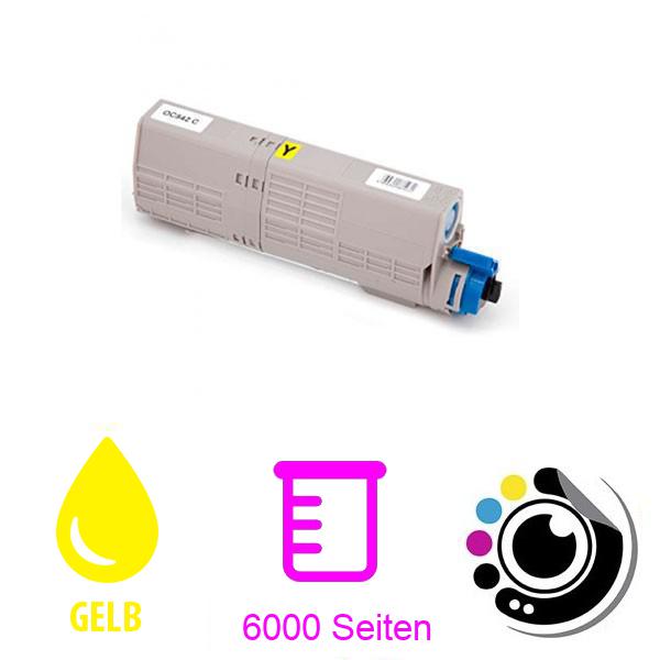 Kompatibler Toner OKI C532 / C542 / MC573 / MC563 Gelb 46490605 / 46490401