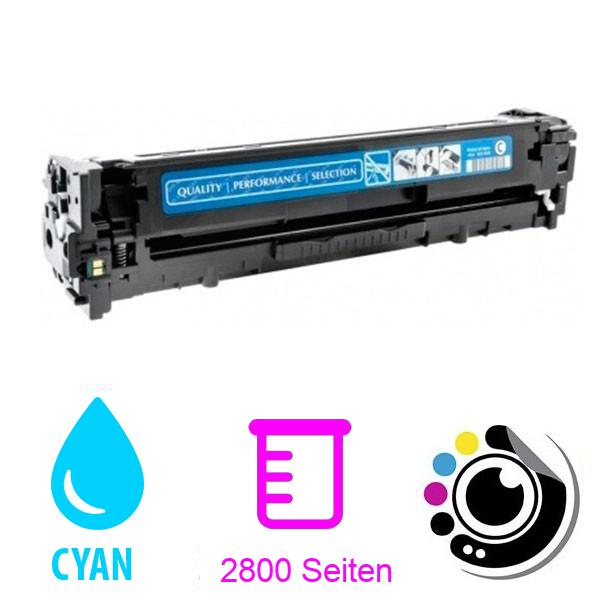 Kompatiblel Toner HP CC531A / CE411A / CF381A Cyan /Canon 718