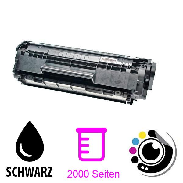 Kompatibler Toner HP Q2612A / 12A Schwarz