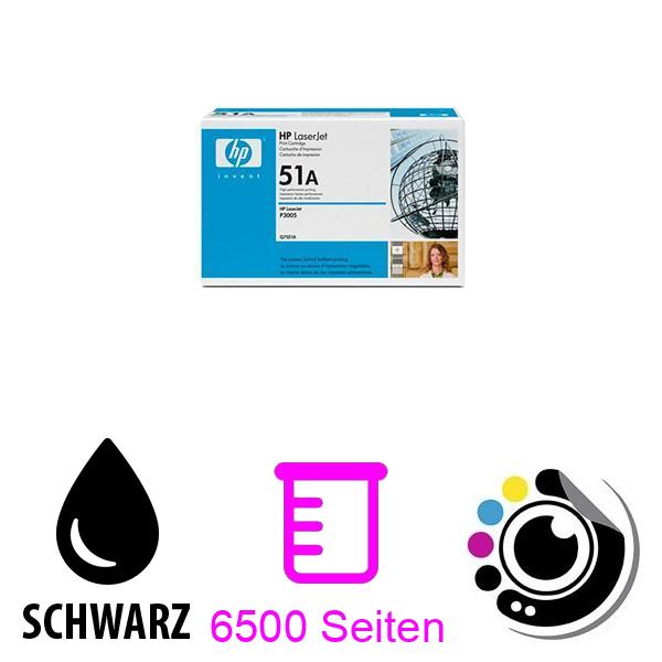 Original Toner Hp Q7551A / 51A Schwarz