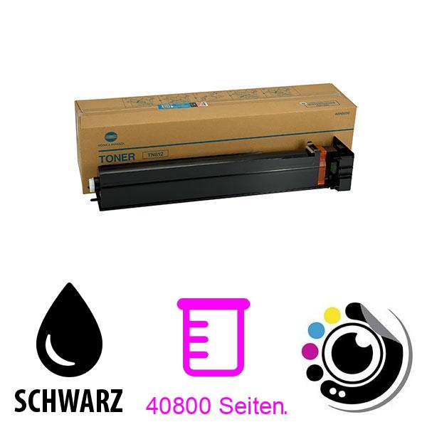 Original Toner Konica Minolta TN812 Schwarz A8H5050