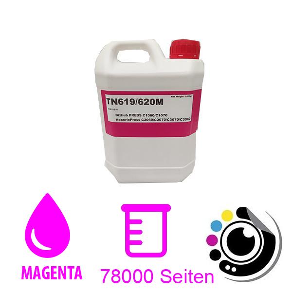 Konica Minolta Pulverflasche TN619/TN620 Magenta A3VX353/A3VX351