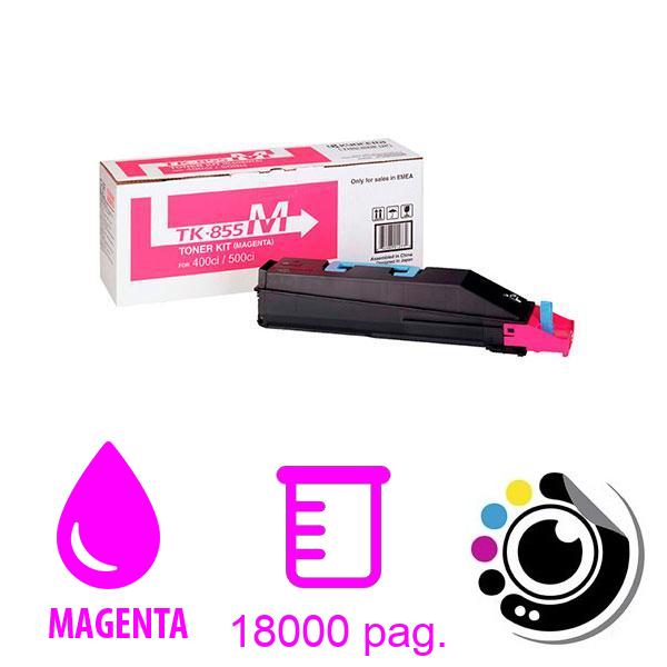 Original Toner Kyocera TK855 Magenta 1T02H7BEU0 TK-855
