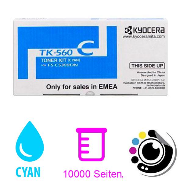 Original Toner Kyocera TK-560 Cyan 1T02HNCEU0