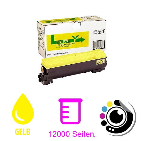 Original Toner Kyocera TK-570 Gelb 1T02HGAEU0