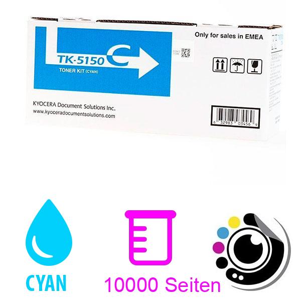 Original Toner kyocera TK5150 Ecosys P6035/M6035/M6535 Cyan