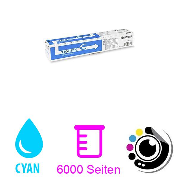 Original Toner Kyocera TK-8315 Cyan 1T02MVCNL0