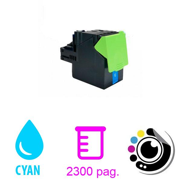 Kompatibler Toner Lexmark CS317 / CS417 / CX317 / CX417 Cyan 71B20C0