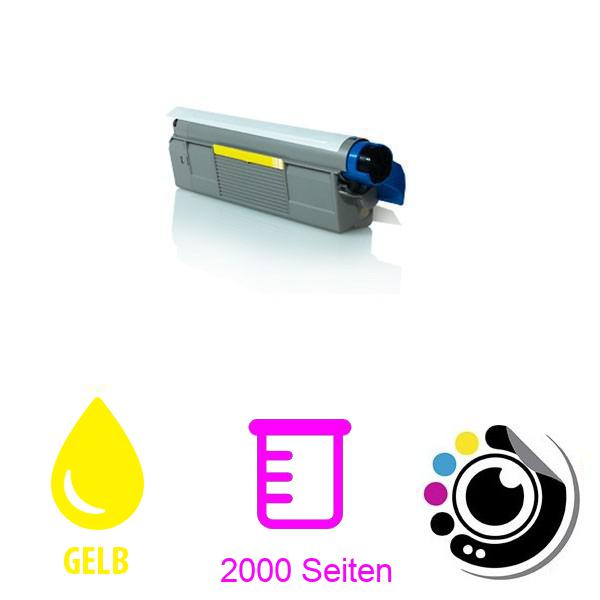 Kompatibler Toner OKI C5600 / C5700 Gelb 43381905