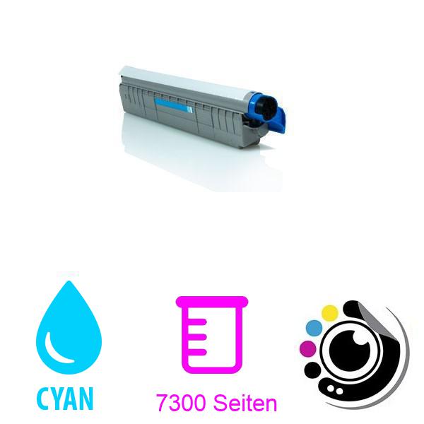 Kompatibler Toner OKI C801 / C821 Cyan 44643003