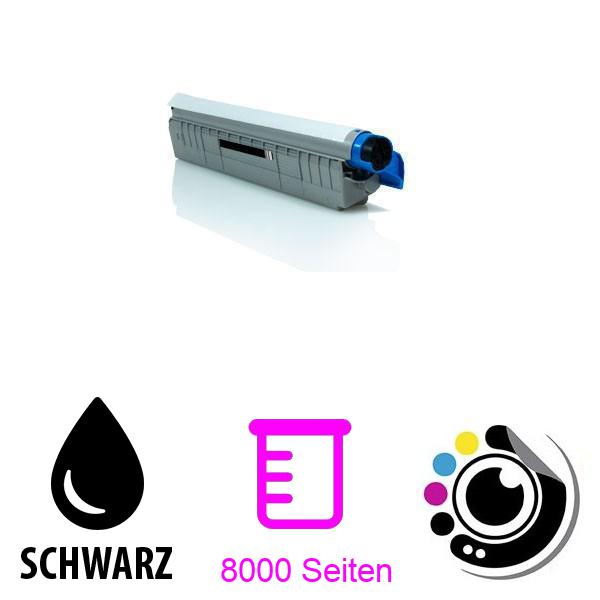 Kompatibler Toner OKI C810 / C830 Schwarz 44059108