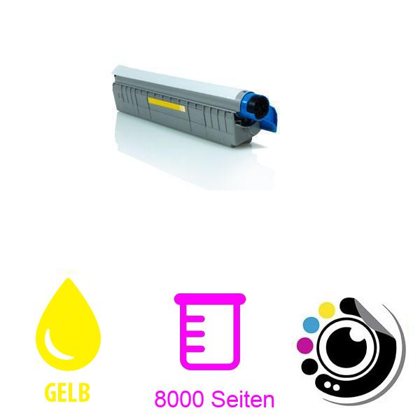 Kompatibler Toner OKI C810 / C830 Gelb 44059105