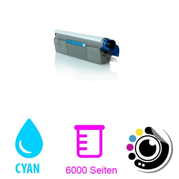 Kompatibler Toner OKI ES5460 / ES2232 / ES2632 Cyan 43865731