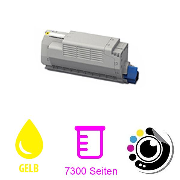 Kompatibel Toner OKI MC853 / MC873 Gelb 45862837