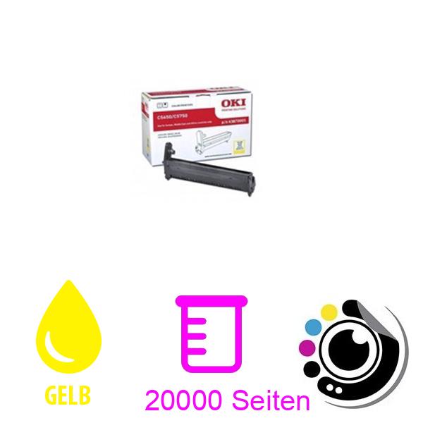 Original Trommel OKI C5650/C5750 Gelb 43870005