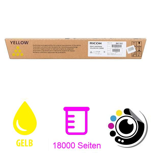 Original Toner Ricoh Aficio MP-C4000 / MP-C5000 /MP-C5501/4501 Gelb 842049 / 841457 / 841161